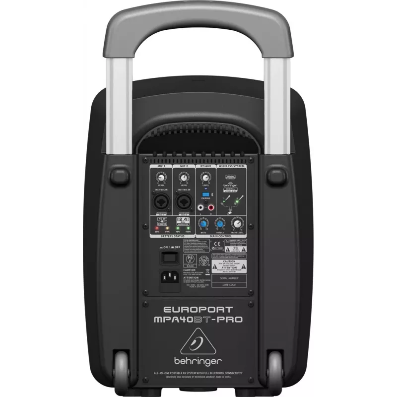 Głośnik 2-drożny Behringer Europort MPA40BT-PRO 40W