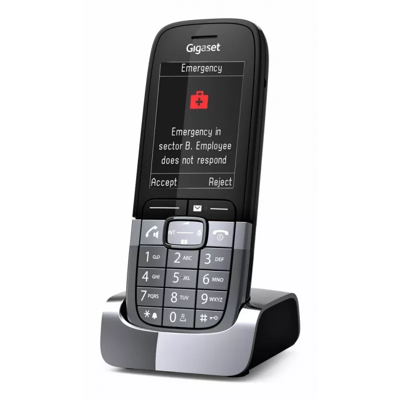 Gigaset SL850H Pro DECT telefon z identyfikacją rozmówcy Tytan