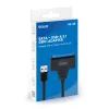 SAVIO kabel interfejsu SATA na USB 3.1 Gen 1 AK-68, gniazdo SATA na wtyk USB-A, 5 Gbit/s, 0,25 m, czarny