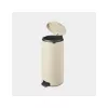 Brabantia NewIcon 30 L Okrągły Kosz na Śmieci w Kolorze Beżowym