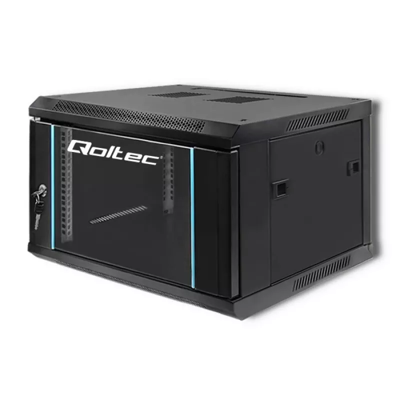 Szafa rack 19-calowa QOLTEC 54465 konstrukcja stalowa 12U