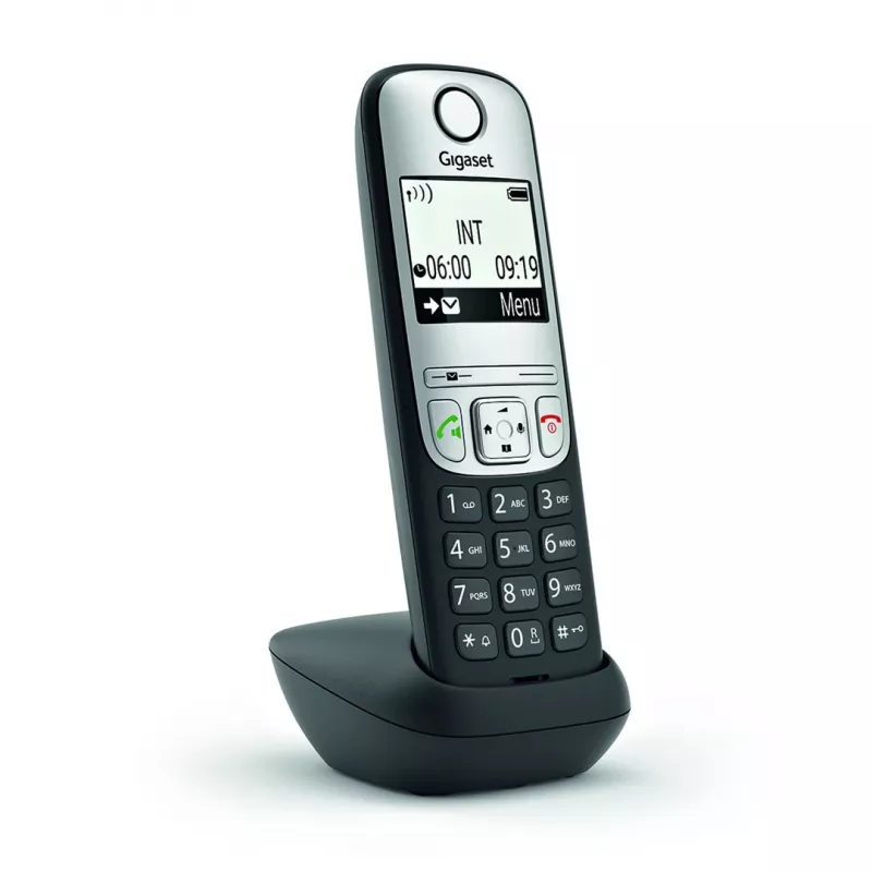 Gigaset A690HX Analogowy/DECT telefon z identyfikacją rozmówcy Czarny, Srebrny