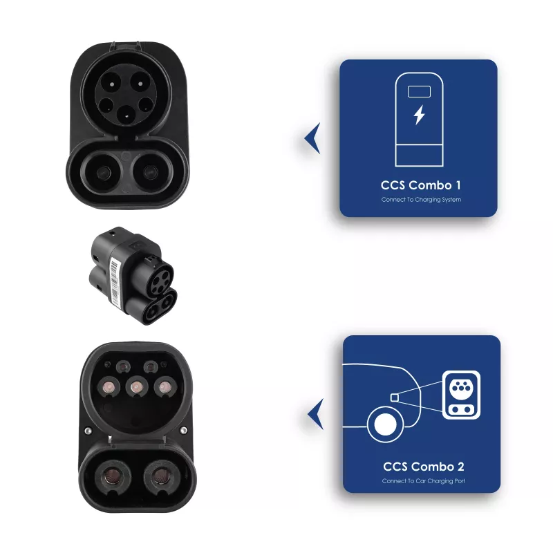 Akyga AK-SC-E11 adapter do ładowania EV CCS1 / CCS2 kompaktowy 150A