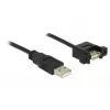 Kabel USB DeLOCK 1m 2xUSB2.0-A