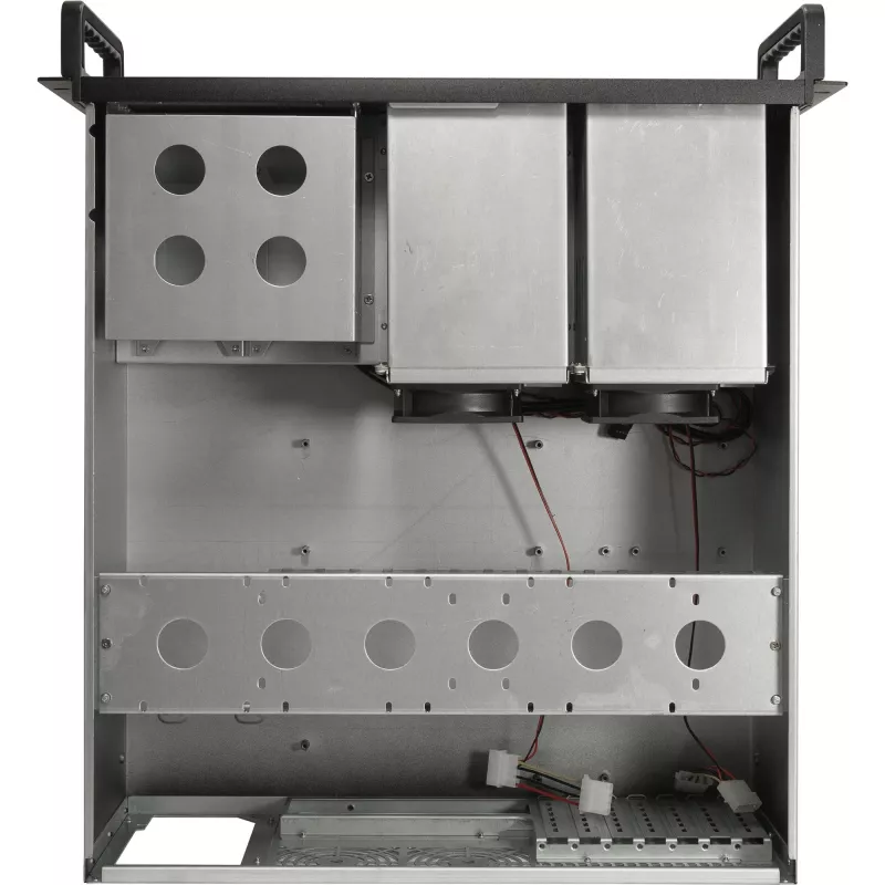 Obudowa rack INTER-TECH IPC 4U-4508 Czarny — 4U obudowa serwerowa/PC, do montażu w szafie