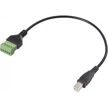 Kabel adaptera Renkforce USB 2.0 [1x wtyk 2.0 B - 1x zacisk] RF-6443964 30 cm (RF-6443964)