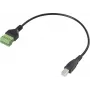 Kabel adaptera Renkforce USB 2.0 [1x wtyk 2.0 B - 1x zacisk] RF-6443964 30 cm (RF-6443964)