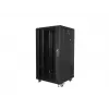 Lanberg FF01-6622-12B szafa rack 22U Wolnostojąca Czarna
