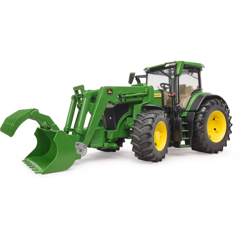 Ciągnik BRUDER John Deere 7R 350 zabawka — ABS, wiek 3+