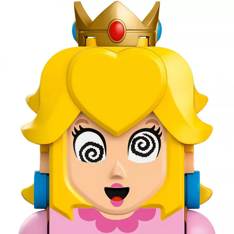 Zestaw konstrukcyjny LEGO 71441 Super Mario Interaktywna figurka LEGO Peach, kompatybilny z systemem LEGO
