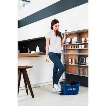 Mop do podłogi VILEDA TurEasyWring & Clean Box 167756 z wiadrem i wyżymaczką