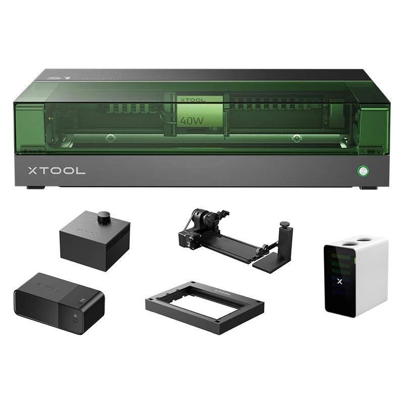 Grawer laserowy 2-w-1 xTool S1 40W - zestaw All-in-One (czarny)