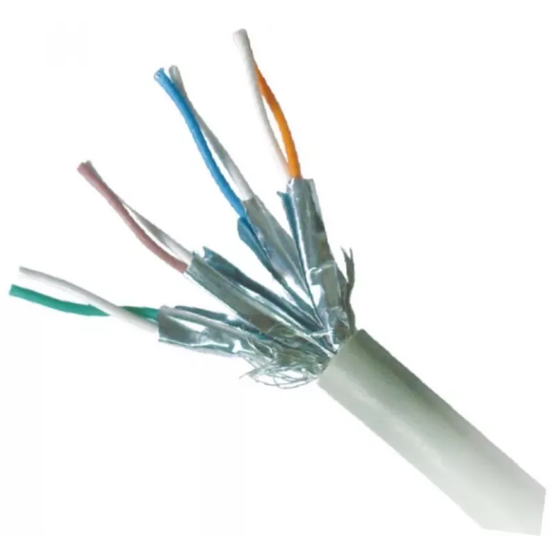 Kabel sieciowy GEMBIRD Cat6a RJ-45 do RJ-45 S/FTP 10 m LSZH, lita miedź, szary