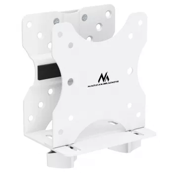 Uchwyt do mini komputera Maclean MC-115W, VESA 50x50/75x75/100x100, maks. 5 kg, biały