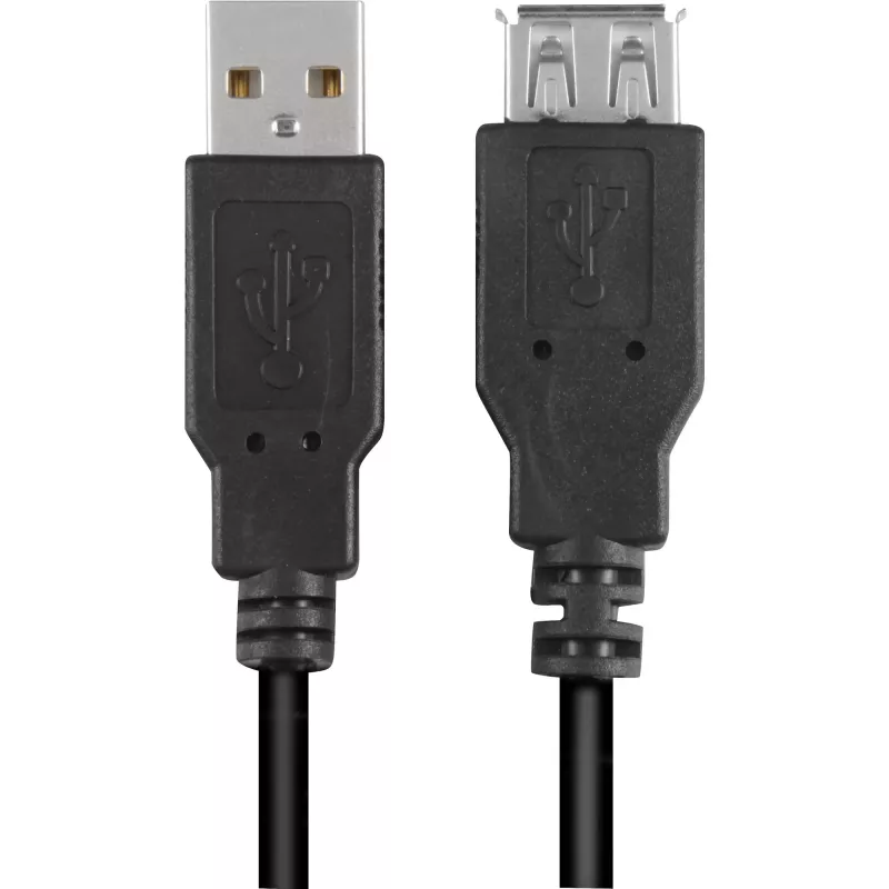 Kabel USB Sharkoon USB 2.0 0,5 m czarny