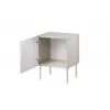 Szafka nocna Cama Meble ISLA 44,5x40x59 cm kaszmir mat, MDF i płyta wiórowa, zestaw 2 szt.