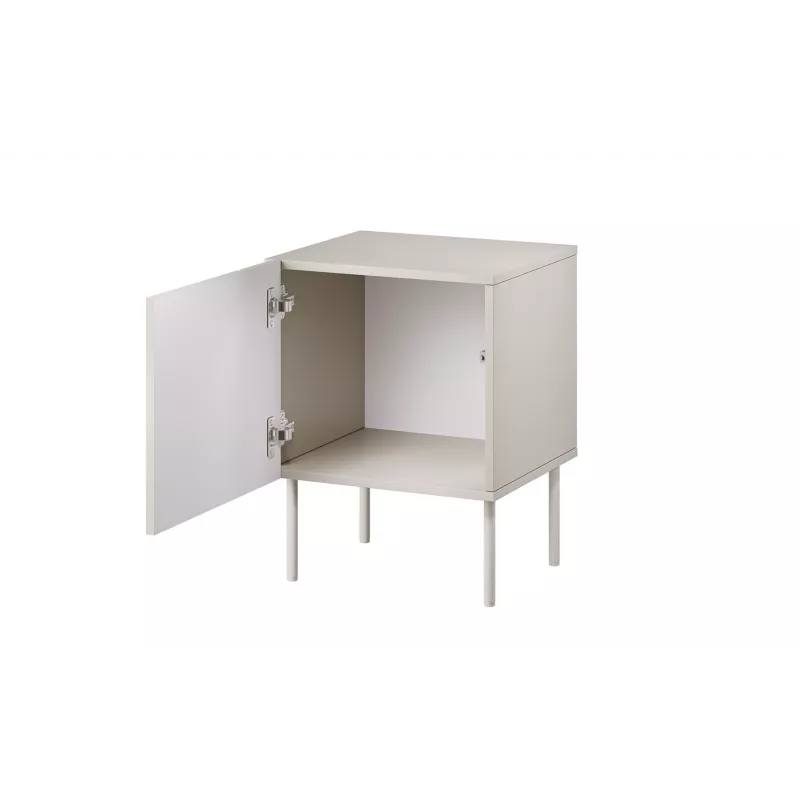 Szafka nocna Cama Meble ISLA 44,5x40x59 cm kaszmir mat, MDF i płyta wiórowa, zestaw 2 szt.