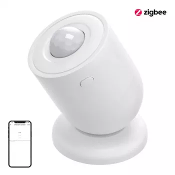 Czujnik ruchu Sonoff SNZB-03P Wall, kąt detekcji 110°, zasięg 6 m, bateria CR2477, obudowa plastikowa