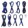 CableMod Zestaw Podwójny 12V 2x6-pin dla Corsair RMi/RMx – zestaw kabli zasilających w niestandardowym oplocie, niebieski