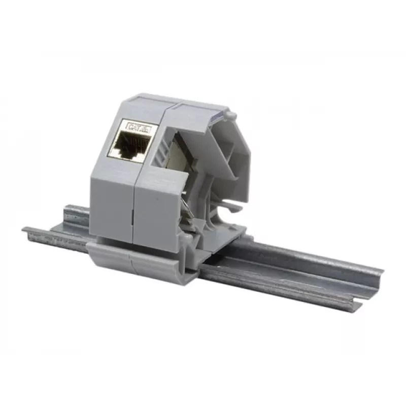 Logilink | Adapter na szynę DIN do 1 modułu Keystone RJ45 | MP0053