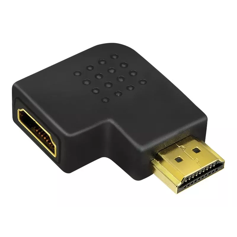 Adapter przejściówki HDMI LOGILINK AH0008 — HDMI na HDMI, czarny, pozłacane styki