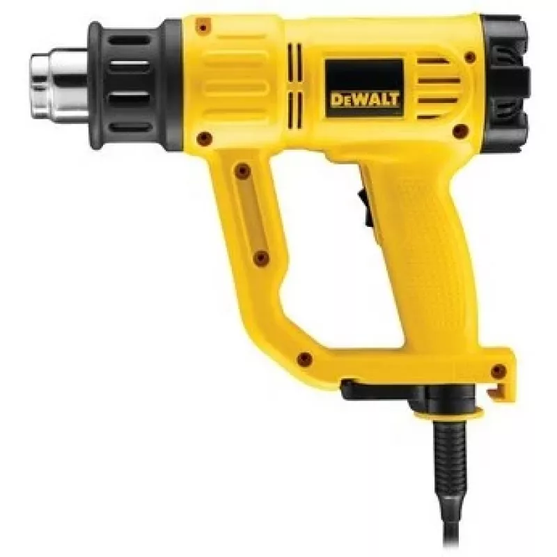 Opalarka DeWalt D26411 — 1800 W, rękojeść pistoletowa, maks. 600°C, przepływ powietrza 450 l/min, żółta