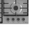 Płyta gazowa Gorenje G642ABX stal nierdzewna do zabudowy 60 cm 4-strefowa