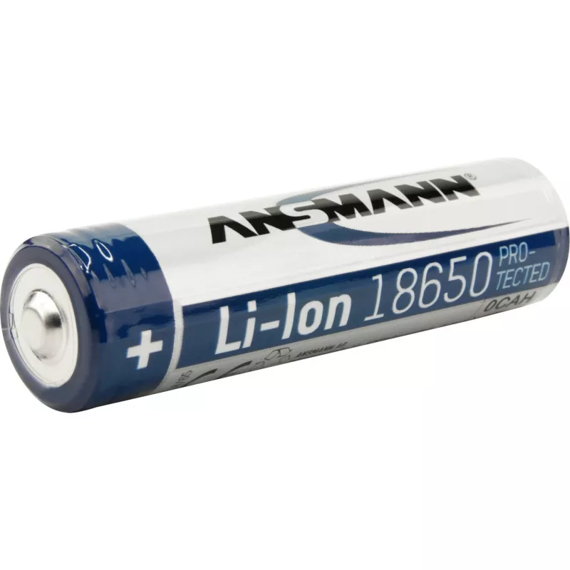 ANSMANN - Bateria 18650 - Li-Ion - 2600 mAh - 9,36 Wh - Srebrny (1307-0000)