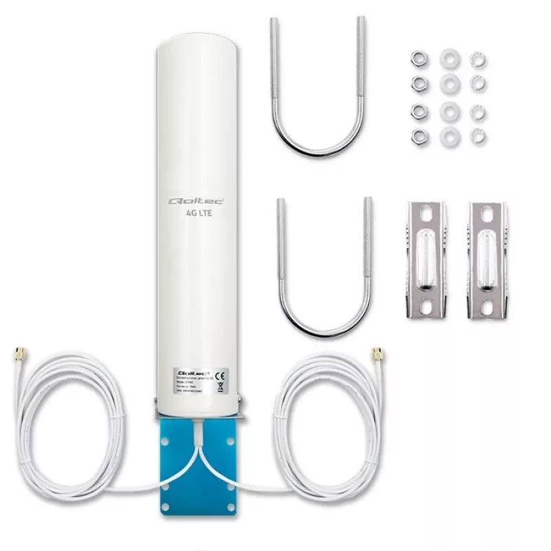 Dookólna antena dualna 4G LTE QOLTEC 57045 12 dBi