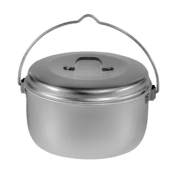 Garnek kempingowy Trangia 125-2 2,5 L lekki aluminiowy, średnica 200 mm, wysokość 132 mm