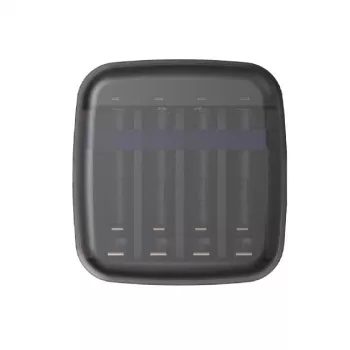 Ładowarka do akumulatorów XTAR BC4 do AA/AAA NiMH i Li-ion, 4 gniazda, wejście DC/USB, czarny