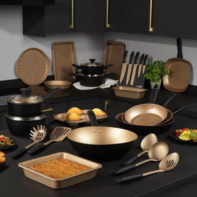 Foremka do ciasta Russell Hobbs RH02147GEU7 28 cm, nieprzywierająca, złota