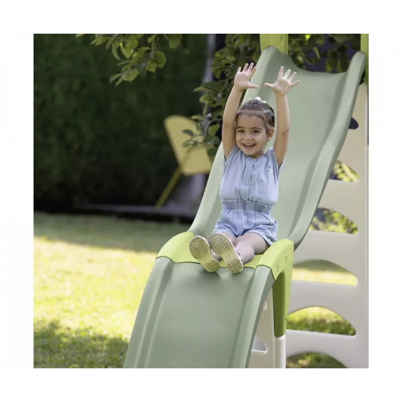 Outdoor play slide SMOBY Megagliss 2 in 1 model 7600820201 with water slide and climbing features
