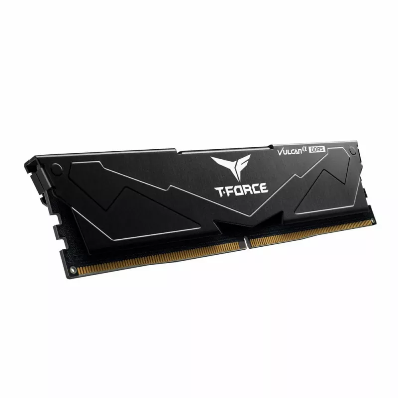 Team Group VULCAN FLABD516G6000HC3001, 16 GB, 1 x 16 GB, DDR5, 6000 MHz, 288-pin DIMM, Czarny