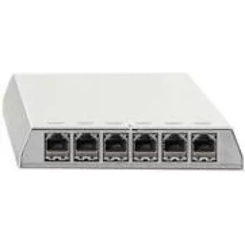 Patch panel Rutenbeck PP-ClassEA iso-6 Ap rw 6x RJ-45 Pure biały