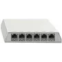Patch panel Rutenbeck PP-ClassEA iso-6 Ap rw 6x RJ-45 Pure biały