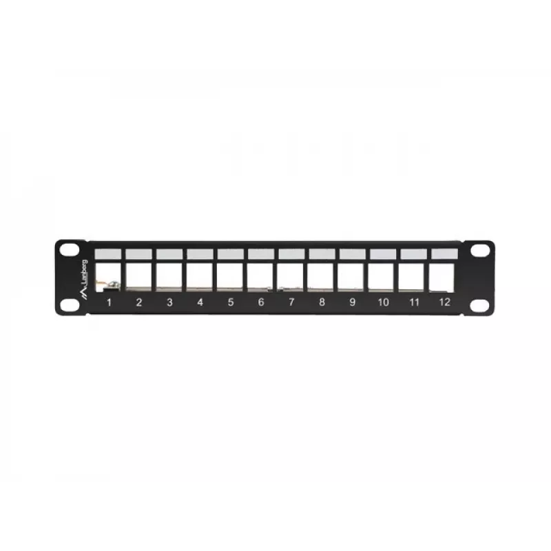 Patch panel LANBERG PPKS-9212-B 12-port 1U 10 cali FTP