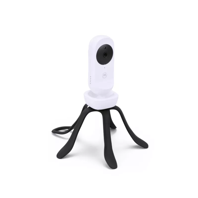 Motorola 5.0” Wi-Fi Video Baby Monitor z uchwytem Stargrip do łóżeczka | VM45 Connect | Biały