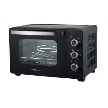 Mini piekarnik ESPERANZA EKO006N – kompaktowy elektryczny piekarnik nablatowy 25 l, 1600 W, konwekcja, sterowanie pokrętłami