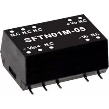 Zasilacz MEAN WELL SFTN01M-15 1 W 15 V Wejście 10,8–13,2 V