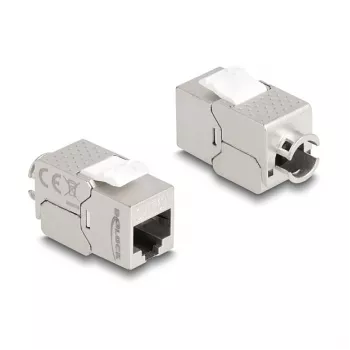 DeLOCK Keystone Module RJ45 jack to LSA Cat.6A cienki toolfree