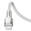 Baseus Cafule kabel 2m Lightning do USB C Szybkie ładowanie i transfer danych