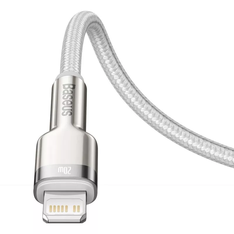 Baseus Cafule kabel 2m Lightning do USB C Szybkie ładowanie i transfer danych