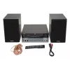 Domowy system audio mikro Aiwa MSBTU-700DAB — 25 W RMS, DAB+/FM, Bluetooth 10 m, CD w tacce, wyświetlacz LED, czarny/arktyczny niebieski