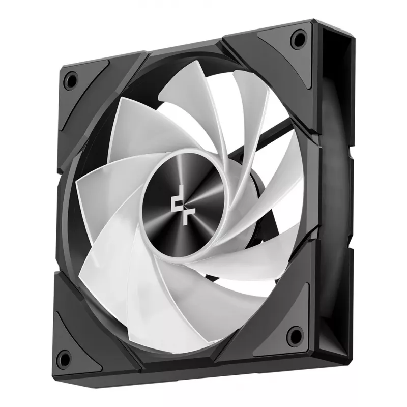 Obudowa PC DeepCool CG580 4F Midi Tower — ATX/ITX/MicroATX, szkło hartowane, wentylatory 3×120mm+1×120mm, 2×3,5 inch i 2×2,5 inch, USB-A×2 USB-C×1, czarna