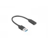 Kabel USB Lanberg AD-UC-UA-03 USB 3.2 Gen 1 0,15 m