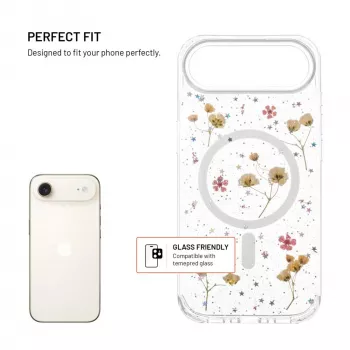 Tylna obudowa FIXED dla Apple iPhone Air — TPU, kompatybilna z MagBloom, Blush Plum