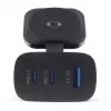RealPower 450476 ładowarka do urządzeń mobilnych Powerbank, Smartwatch, Tablet Czarna AC Ładowanie bezprzewodowe Szybkie ładowanie Do użytku wewnętrznego
