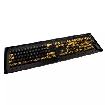 Zestaw keycapów Triton TIGER SKETCH Limited — materiał PBT, układ niemiecki (DE)