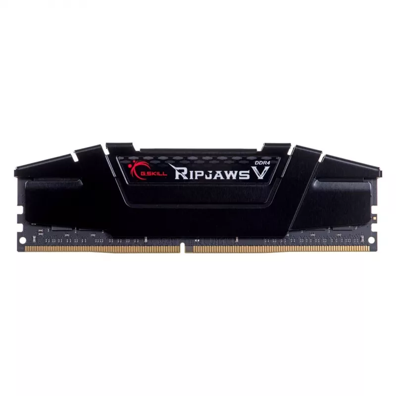 G.SKILL Ripjaws V Series (Intel XMP) DDR4 RAM 64GB (4x16GB) 3200MT/s CL16-18-18-38 1.35V Desktop Computer Memory UDIMM - Czarny (F4-3200C16Q-64GVK)